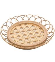 Porta Copos 11cm x 1,5cmTramelli Natural Rattan