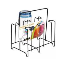 Porta Copos 6 Lugares Black Porta Copos 6 Lugares Black