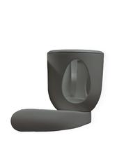 Porta-copos babyark Magnetic Twist-Off Design cinza