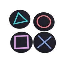 Porta Copos - Botões Do Controle De PS 4 Gamer Geek Porta Copos - Botões Do Controle De PS 4 Gamer Geek