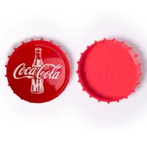 Porta Copos Coca Cola Vermelho e Branco 8,5cm - 6 unidades Porta Copos Coca Cola Vermelho e Branco 8,5cm - 6 unidades