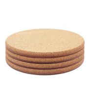 Porta-copos de cortiça KITLAB, dupla camada, cortiça grossa, 15,2 cm, 4 unidades