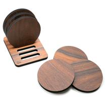 Porta copos de mesa Descanso copo em mdf Porta copos de mesa Descanso copo em mdf