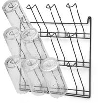 Porta Copos De Parede Black Suporta 12 Copos 2500 Arthi