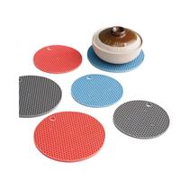 Porta-copos De Silicone À Prova De Calor, Formato De Favo De Mel, Redondo, Para Mesa De Jantar,