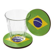 Porta Copos Decorativo Copa do Mundo Proteção para Mesa Porta Copos Decorativo Copa do Mundo Proteção para Mesa