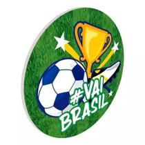 Porta Copos Desenho Futebol do Brasil 2 Unidade