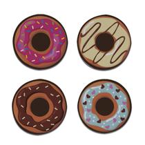 Porta Copos Divertido Donuts Cozinha Criativa Geek - Geek Vip