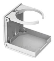 Porta Copos Dobrável Luxo P/ Barcos Lancha Motorhome Branco