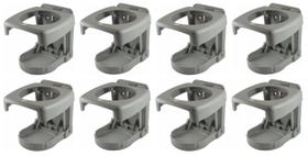 Porta Copos Dobrável P/ Barcos Lancha Veleiros Cinza Kit 8