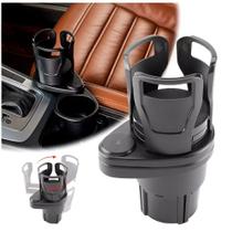 Porta Copos Duplo Multifuncional Regulável Giratório - ShopMix