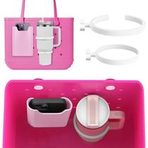 Porta-copos e suporte de silicone para telefone Lyfatz serve para Stanley de 16-40 onças
