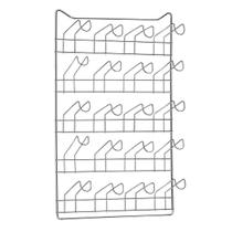 Porta Copos Escorredor para 20 unidades Suporte Suspenso de Parede Arthi Porta Copos Escorredor para 20 unidades Suporte Suspenso de Parede Arthi