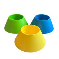 Porta-copos Evit-a-Spill, pacote com 3 unidades de plástico flexível colorido