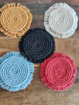 Porta Copos Macramé