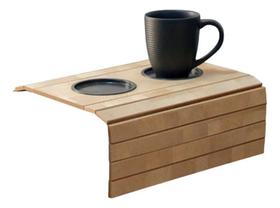 Porta Copos para Braço de Sofa Esteira Retangular Madeira Porta Copos para Braço de Sofa Esteira Retangular Madeira