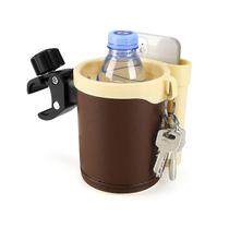 Porta-copos para carrinho de criança Acccmor 3 em 1 universal com suporte para telefone e chave Porta-copos para carrinho de criança Acccmor 3 em 1 universal com suporte para telefone e chave