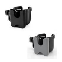 Porta-copos para carrinho de criança Acccmor com suporte de telefone universal Porta-copos para carrinho de criança Acccmor com suporte de telefone universal