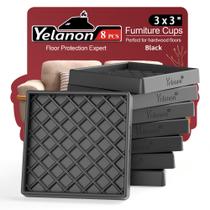 Porta-copos para móveis Yelanon, 8 peças, almofadas antiderrapantes de 7,5 cm