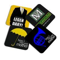 Porta copos quadrado - Icons How i met your mother - JPS INFO