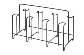 Porta Copos Suporte Escorredor de 8 Lugares Preto Organização Cozinha