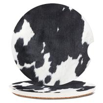 Porta-copos Txocouk White Black Cow Print Ceramic Stone Porta-copos Txocouk White Black Cow Print Ceramic Stone