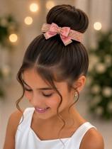 Porta Coque Belli Rosa Queimado com Laço e Strass Porta Coque Belli Rosa Queimado com Laço e Strass