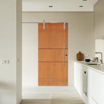 Porta Correr 7 Trilhos Soft Aparente Puxador Tubo 80cm 120x210cm Esquerdo Belíssima Rodam Porta Correr 7 Trilhos Soft Aparente Puxador Tubo 80cm 120x210cm Esquerdo Belíssima Rodam