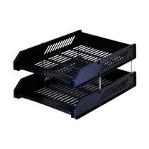 Porta-correspondência 2 Andares - Opaca Preto Lc6311 Pt