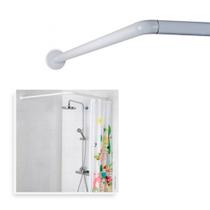 Porta Cortina Box Tubo em L Porta Cortina Box Tubo em L