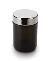 Porta cotonete/algodão onix preto - forma