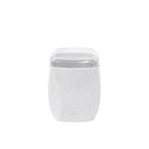 Porta cotonetes e algodão max Elegance Gota Bege volcano