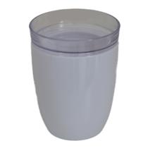 Porta Cotonetes Linha Málaga Branco