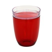 Porta Cotonetes Linha Valência Vermelho - 7891559901879