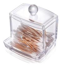 Porta Cotonetes Plastico 9x6x9 Porta Cotonetes Plastico 9x6x9