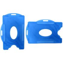 Porta Crachá Azul Royal Sólido Universal Marpax 100un