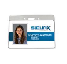 Porta-crachá de proximidade Baumgartens Sicurix Horizontal 4x3cm