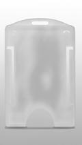 Porta Crachá Rígido Vertical Transparente 100 Unidades Porta Crachá Rígido Vertical Transparente 100 Unidades