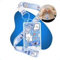 Porta Crachá Transparent Protege Bilhete Credencial Vertical Porta Crachá Transparent Protege Bilhete Credencial Vertical