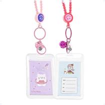 Porta Crachá Transparente Vertical Porta Bilhete Único Alça Porta Crachá Transparente Vertical Porta Bilhete Único Alça