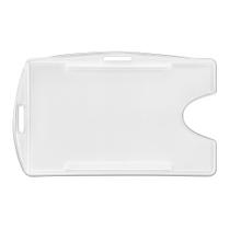 Porta Crachá Universal Transparente - 100 unidades