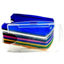 Porta Crachá Universal Transparente - 50 Unidades