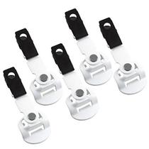 Porta-crachás Artisan Power B3000, clipe universal branco, pacote com 5 Porta-crachás Artisan Power B3000, clipe universal branco, pacote com 5