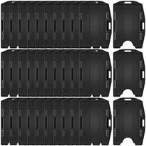 Porta-crachás Honoson, estojo de identificação de plástico rígido de 2 lados, preto Porta-crachás Honoson, estojo de identificação de plástico rígido de 2 lados, preto