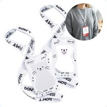 Porta Credencial Protetor Crachá Bilhete Passe Carteirinha