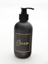 Porta Creme Vidro 250ml Fosco Preto