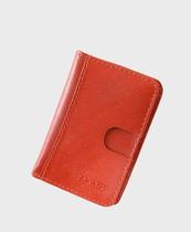 Porta crtao em couro unisex Mariart Wisky