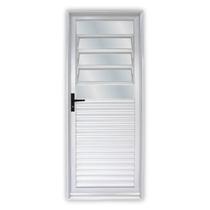 Porta de Aço Basculante 215x85cm Laminada Minas Sul MGM Abertura Esquerda Branco Porta de Aço Basculante 215x85cm Laminada Minas Sul MGM Abertura Esquerda Branco
