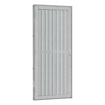 Porta de Aço Canelada Silver 81x215 R120 Abertura Direita Prata