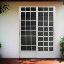 Porta de Aço de Correr 215x160cm Minas Sul Mgm Abertura Esquerda